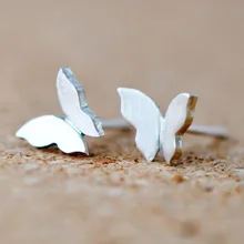 925 пробы серебряные ювелирные изделия бабочка серьги для женщин массивные украшения