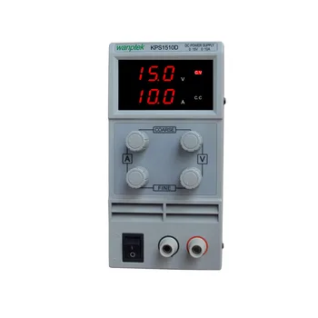 

KPS1510D Adjustable High Precision Double LED Display Switch DC Power Supply Protection Function 15V10A