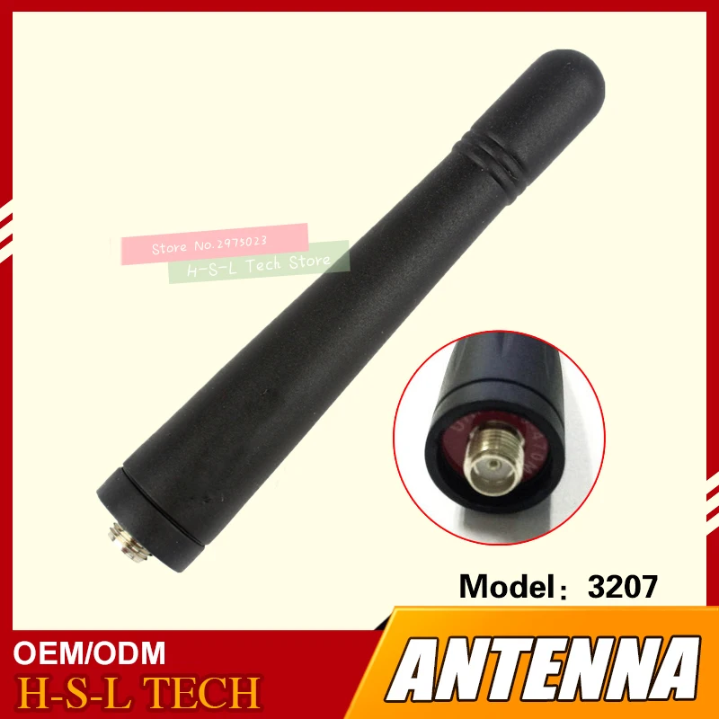 Walkie Talkie Rubber Antenna 400-470Mhz Smafemale U Type Two Way Radio Antenna For Kenwood TK-3207 TK3217 TK3207G TK3118 TK3178