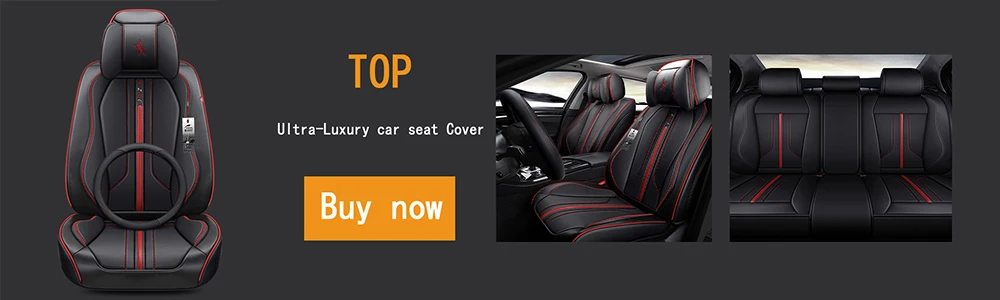 5D Car-Covers PU Leather Deluxe Car Cover Seat Protector Cushion Front Cover Universal Four Seasons Breathable For Car