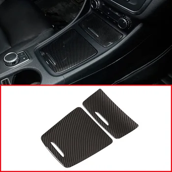 

Carbon Fiber ABS Center Storage Box Panel Trim Ashtray Cover Stickers For Mercedes Benz CLA GLA A Class W117 W176 A180 2014-2017