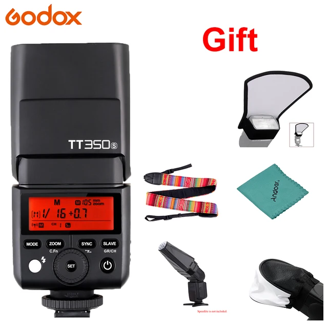 Godox TT350S Mini Portable Speedlite 2.4G Wireless Master & Slave 1
