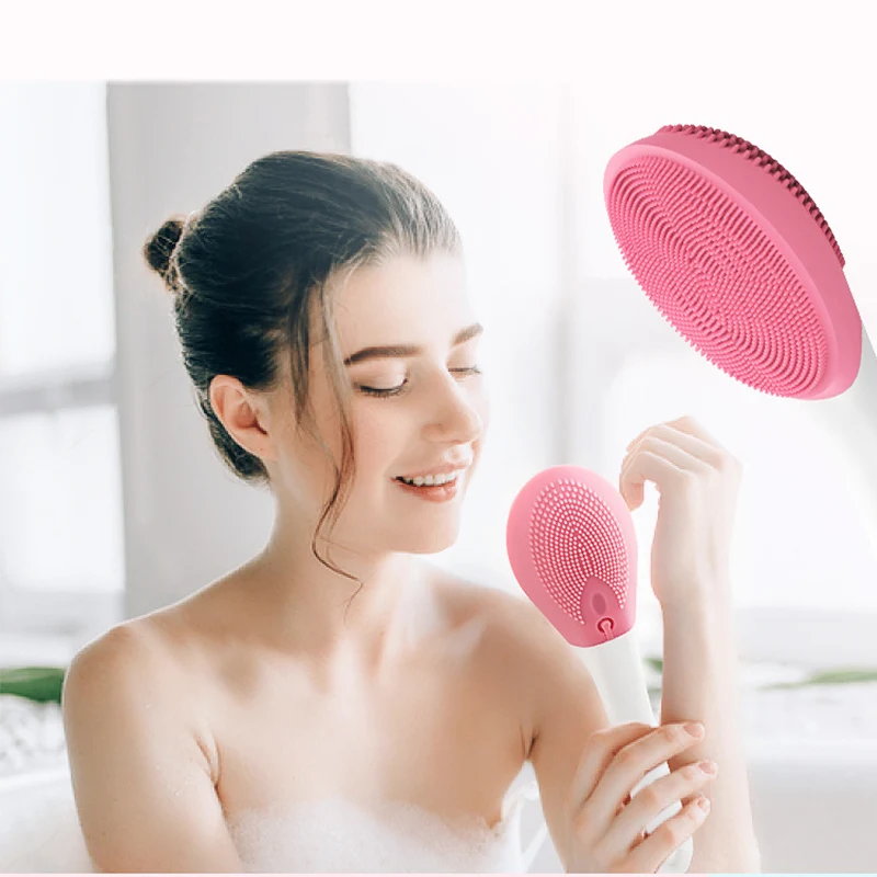 

Double-sided Long Handle Electric Bath Brush Massager 3 Level Adjustable Vibration Electronic Body Massage Shower Brush IPV7