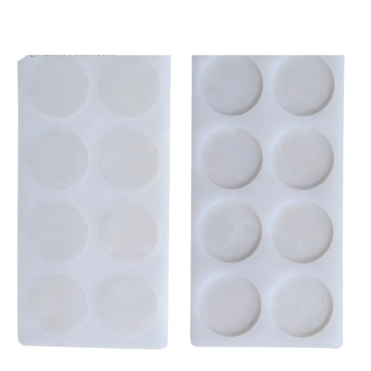 100pcs New Arrival circle round birthday cake chocolate plugin Insert silicone mold Circle chocolate fondat mold 9583