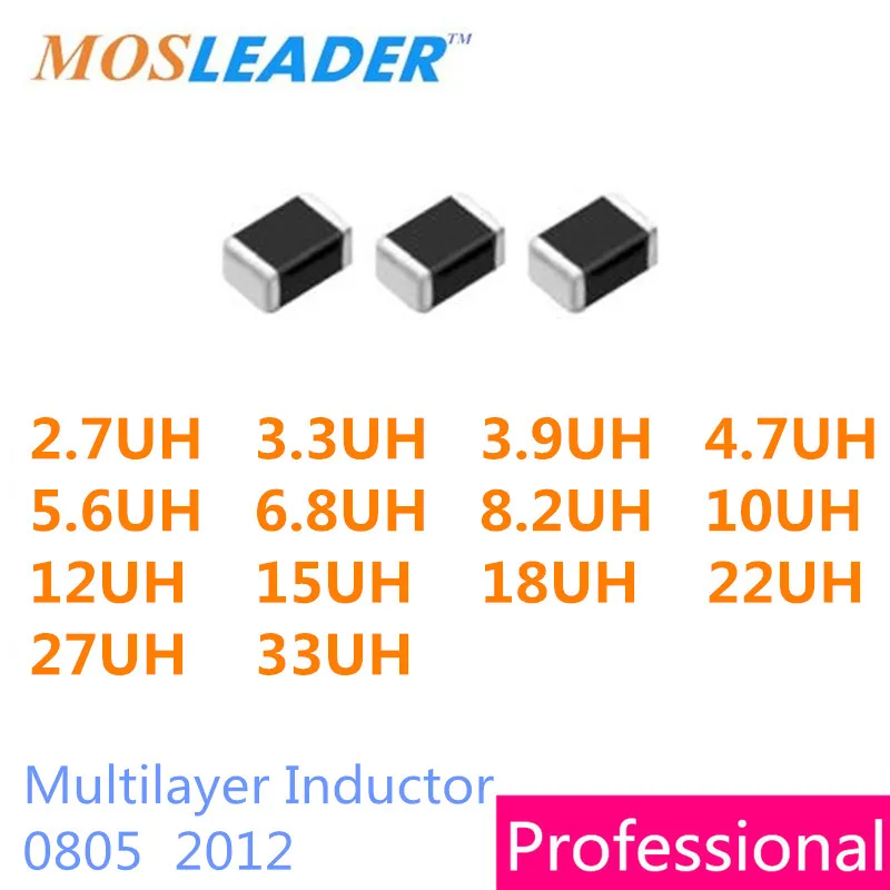 Mosleader 0805 10% 4000 шт. 2012 мкГн 10 12 18 22 27 33 китайский | Электроника