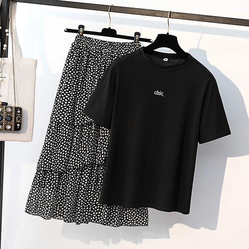

8038# 2PCS/Set Nursing T Shirt + Floral Printed Skirts Summer Fashion Clothes for Pregnant Women Slim Pregnancy Clothing Suits