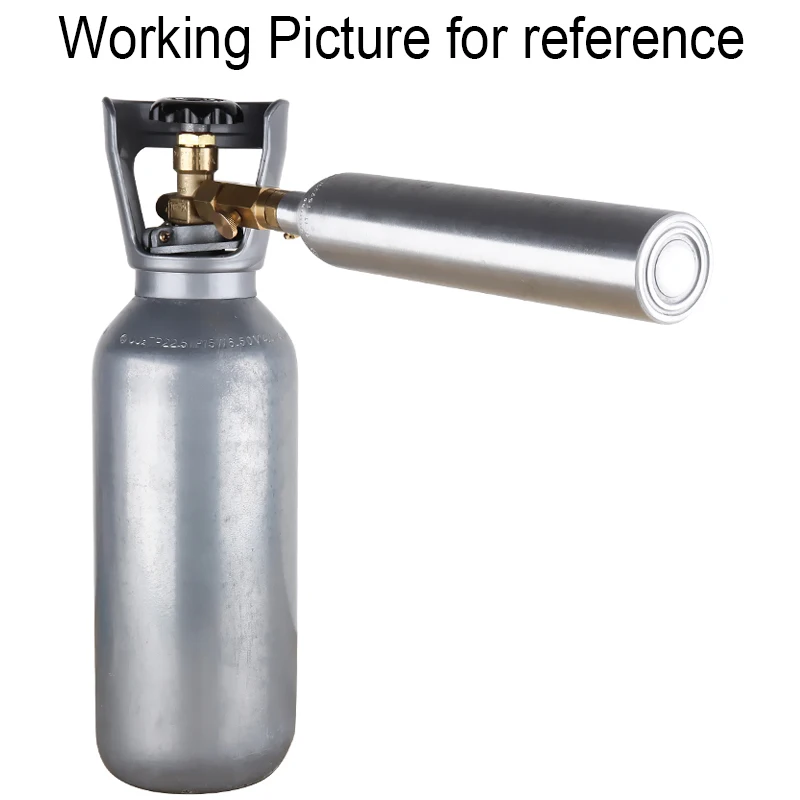 Cena Woda sodowa 0.6L butelka akwarium cylinder z zaworem TR21 * 4 wysoka skompresowana butelka z wkładem Soda Adapter W21.8 14 lub CGA 320