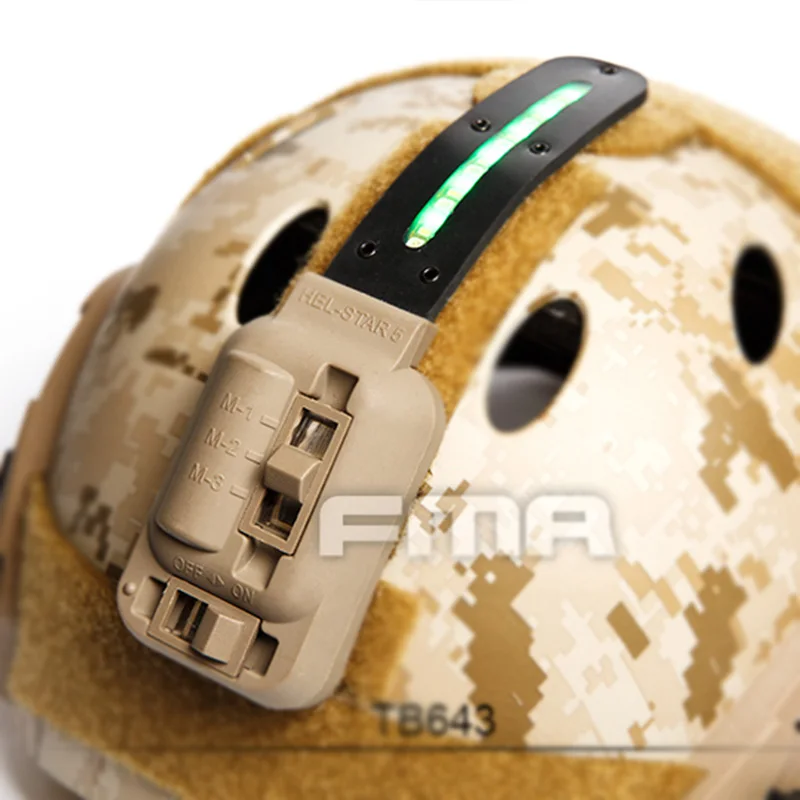 

Outdoor cross-country hiking hunting tactical helmet light for night positioning recognition