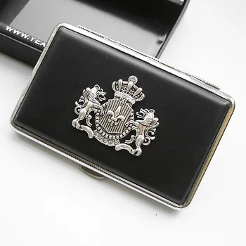 

2016 New Product Cigarette Box Slim Lengthen Leather Material Gift