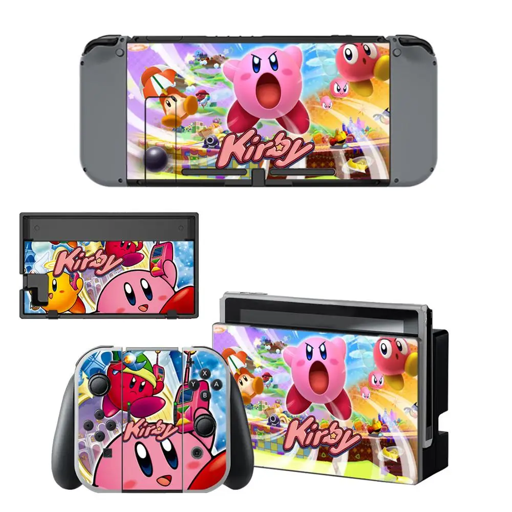 Сменные наклейки Switch Skin kirby Nintendo, сменные наклейки, совместимые с консолью Nintendo doswitch, Joy-Con, контроллером