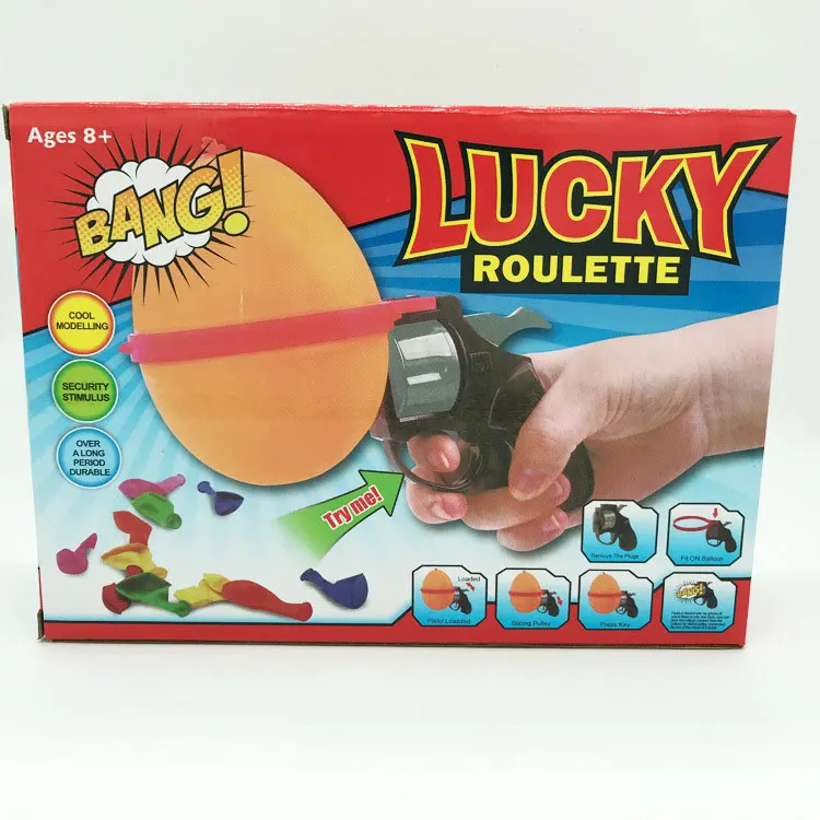Русская рулетка Lucky пистолет с воздушным шаром Bang модель интерактивные