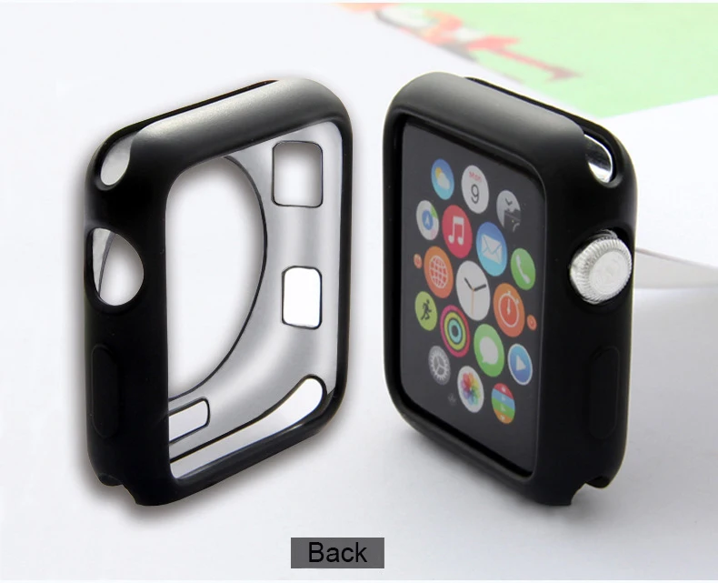  For Apple Watch Series 2/3 TPU Scratch-resistant Flexible Soft Case Slim Lightweight Protective Bumper Cover iWatch Accessories