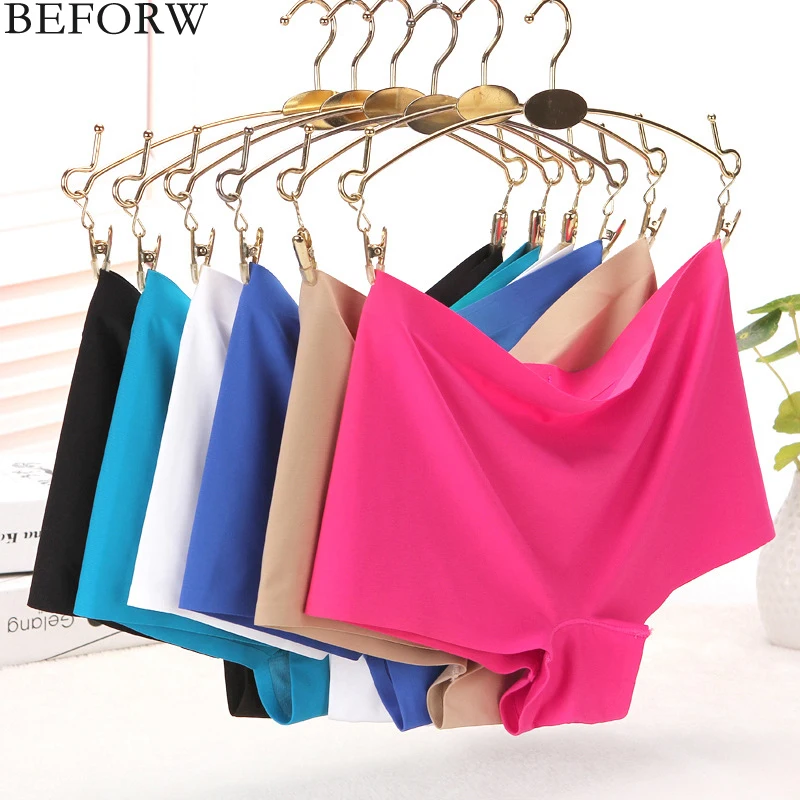 BEFORW Sexy Seamless Panties Boyshort Comfortable Ice silk Underwear women Fashion Solid Elasticity Mid-Rise Women Thong Panties BEFORW Sexy Seamless Panties Boyshort Comfortable Ice silk Underwear women Fashion Solid Elasticity Mid-Rise Women Thong Panties