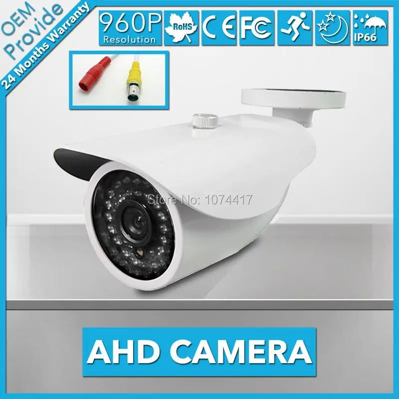 

AHD3613LF-E New 2500TVL AHD Camera 960P CCTV Security HD 1.3MP Camera Waterproof Night vision Indoor/Outdoor Camera 1080P LENS