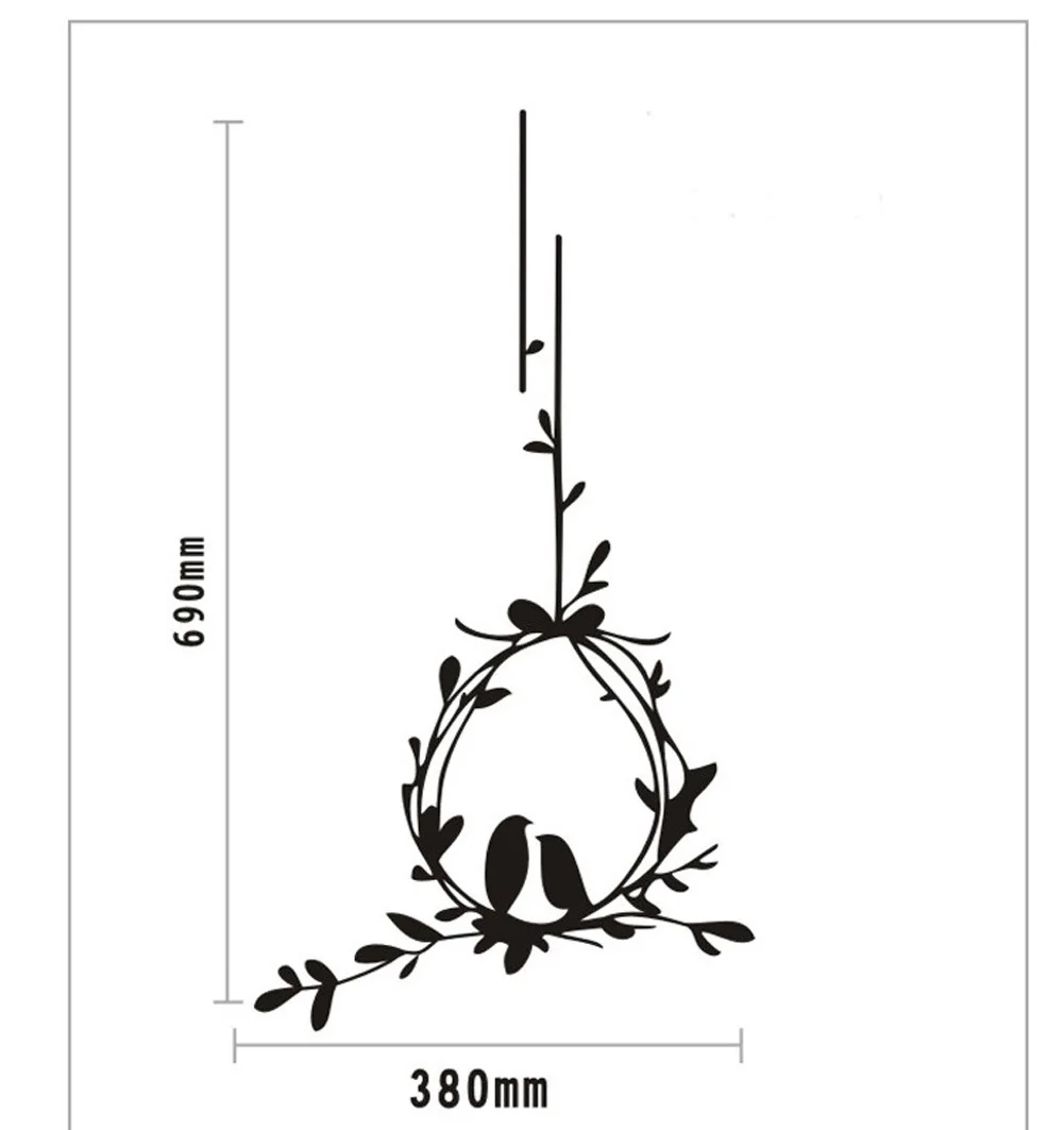 Life without love is like a tree without blossom and fruit "Quotes "Life without love is like a tree without blossom and fruit "Quotes Wall Stickers Creative Love Birds Home Decals Wall Art Mural in Wall Stickers from Home