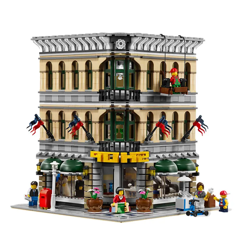 

Mailackers 2232Pcs Legoing Creators City Grand Emporium Model Building Blocks Compatible Legoings Figures DIY Toys For Children