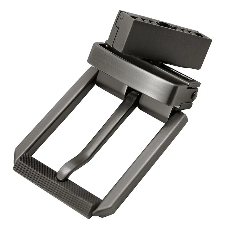 

Designer Luxury Men Alloy Pin Buckle Rotated Reversible Perforated Belt Replace Buckle Suitable 3.3-3.4cm Belt Strap Male Women