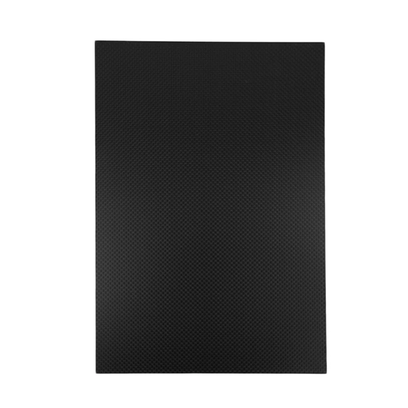 

Hot! 1pcs 300*200*3mm With 100% Real Carbon Fiber plate/panel/sheet 3K plain matte weave Durable Wearable Brand New Sale