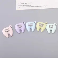 50 шт. зуб Шап кулон серьги уха materialтворческие подарки мода подарок малый бизнес зубные больницы и клиники
