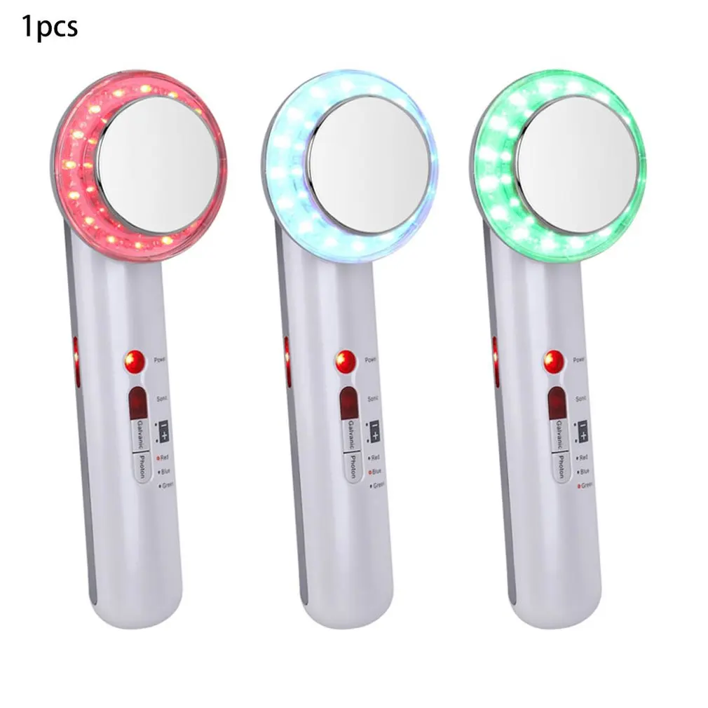  7in 1 Ultrasonic Slimming Device Far-infrared Massage Therapy Body-shaping Fat-reducing Beauty Devi