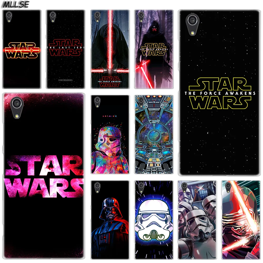

MLLSE Star Wars watercolor Fashion Case Cover for Sony Xperia X XA XA1 XA2 Plus XA3 XZ XZ1 XZ2 XZ3 XZ4 Compact L1 L2 L3 Cover