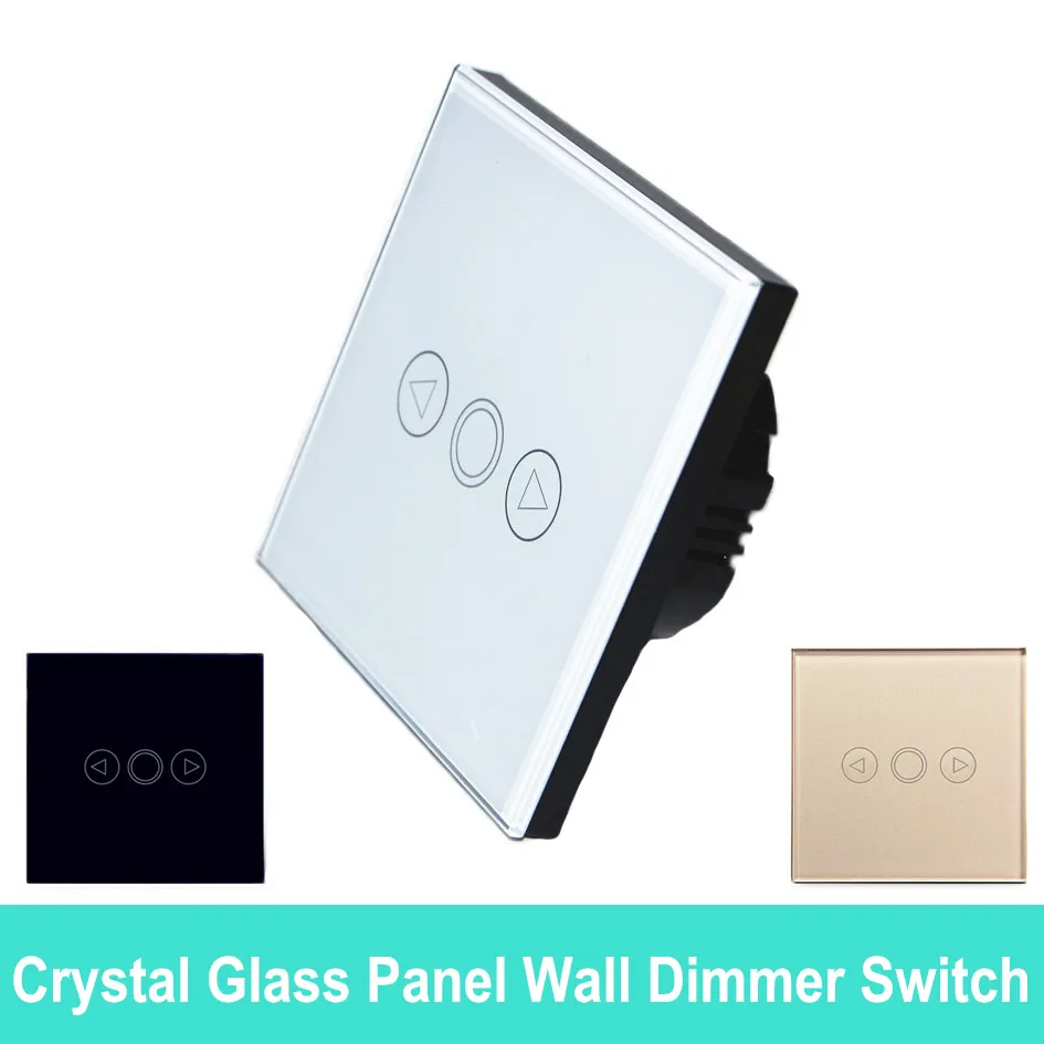 Free Ship Dimmer Switch EU/UK Standard 1gang Touch LED Wall for Dimmable Lights Light | Обустройство дома