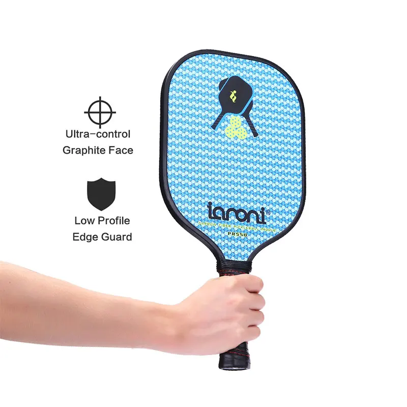 IANONI Pickleball ракетка спортивная с рисунком графитовая лицевая сторона углеродное