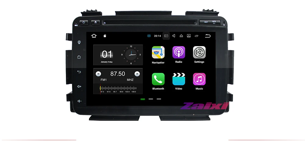 Top ZaiXi 2 DIN Auto DVD Player GPS Navi Navigation For Honda Vezel 2013~2019 Car Android Multimedia System Screen Radio Stereo 1