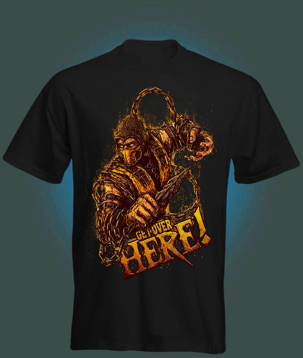 Mortal Kombat Scorpion t-shirt New! | Мужская одежда