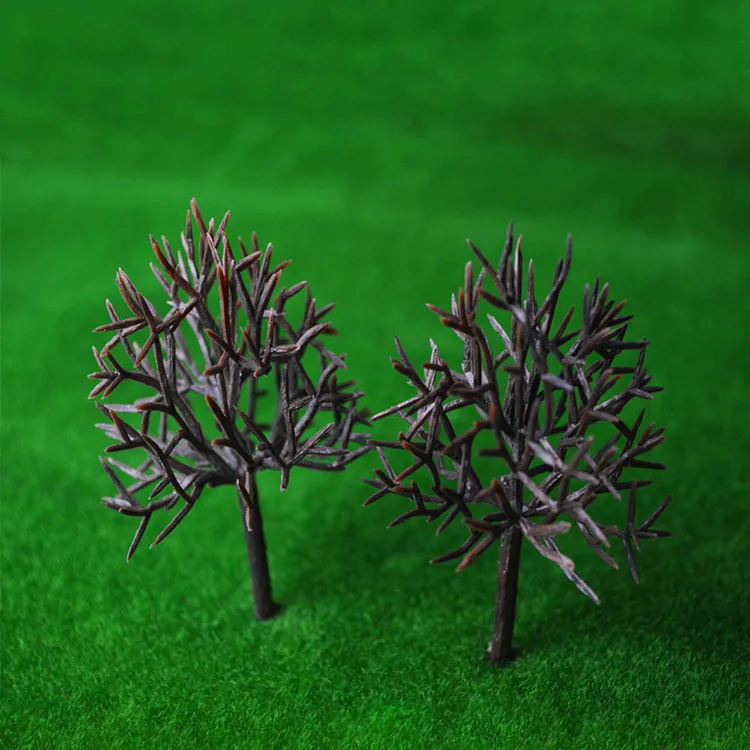 6 см архитектурная модель изготовления макета поезда Модель деревья весы сад пейзаж железной дороги модель поверхности деревьев