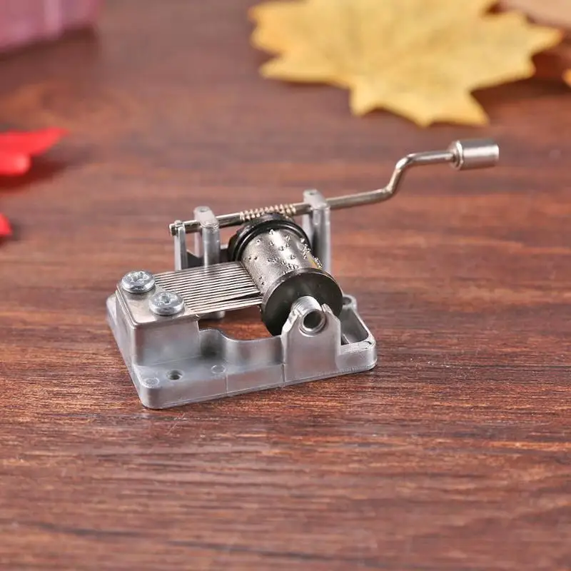 Мини рукоятка музыкальная шкатулка для малышей DIY подарок на день рождения Рождество музыкальная игрушка