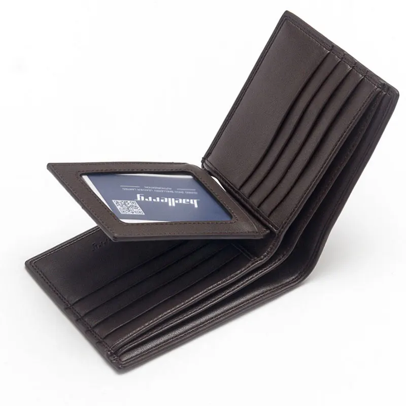 

Man Wallet Bifold Purse Retro Credit Card Holder Coin Purse With Short Purse Brand High Quality Coin Pocket Purses Gift For Men