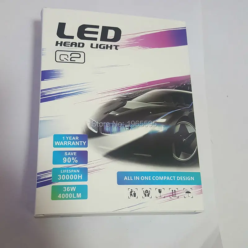 hb1 9004 cree cob led car headlight hid xenon halogen bulb 01