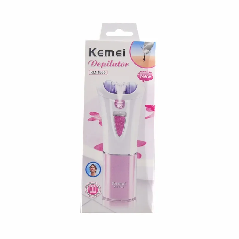 Kemei электроэпилятор женский эпилятор Для женщин удаления волос для лица тела подмышек для подмышек, ног депиляция восковыми бусинками, KM-1999