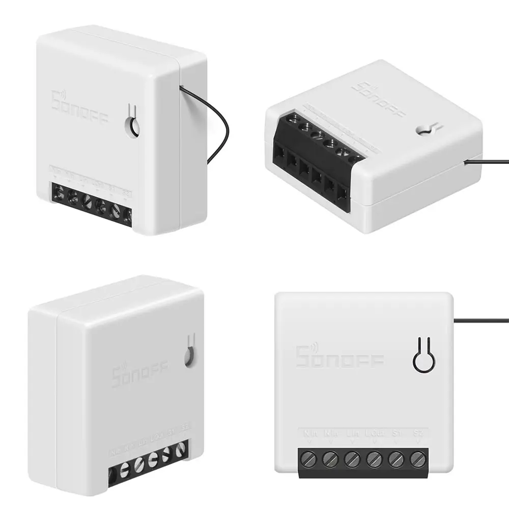 1-10pcsSONOFF Мини Wifi DIY умный коммутатор двухсторонняя проводка модули домашней автоматизации совместимы с eWelink Alexa amazon Google Home