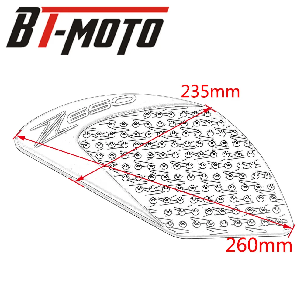 Защитная накладка на бак мотоцикла Наклейка газа Колено сцепление Танк тяги Pad Сторона для KAWASAKI Z650 Z 650