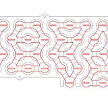 Хайлон № 1 Тип 2 Батарея пакет 13S5P SSE-077 хайлон Батарея Никель лист