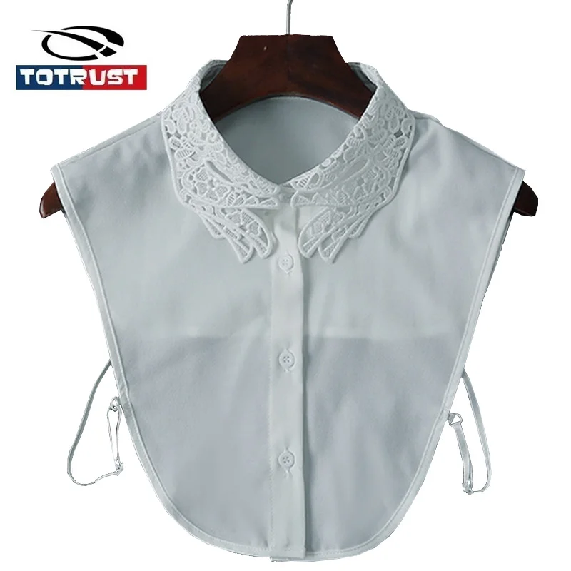 Lace Detachable Collars 2019 Embroidery Sweater False Collar Ladies