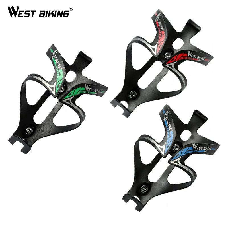 WEST BIKING Bike Ultra Light Aluminum Alloy MTB Road Bicycle Bottle Holder Bike Mountain Cycling Fixed Gear Water Bottle Cage