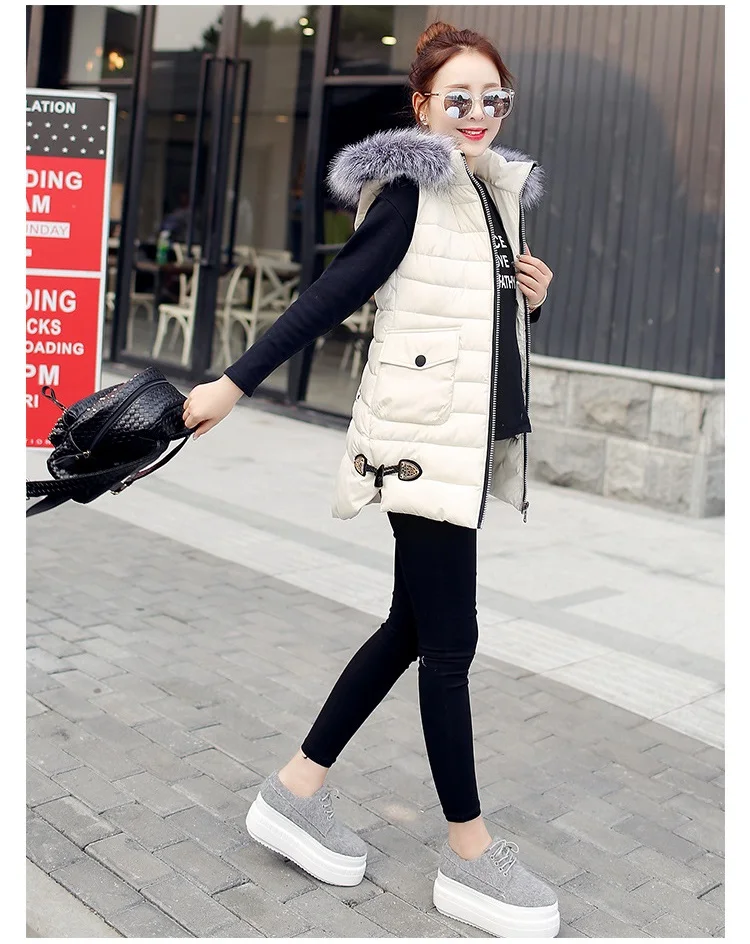 YAGENZ Для женщин пальто с капюшоном осень-зима Новый Для женщин длинная куртка с секциями хлопковый жилет XL-5XL модные женские туфли Костюмы
