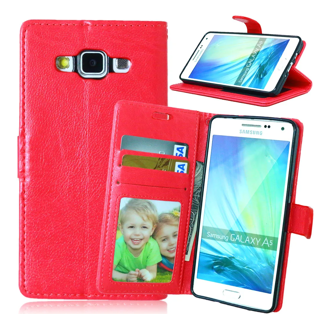 for Samsung Galaxy A5 2015 Case Cover Flip Phone Cases for Galaxy A500 ...