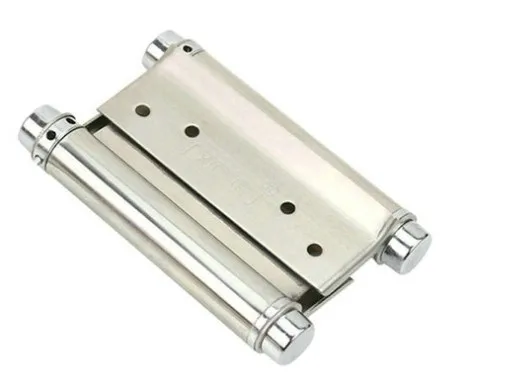 

2PCS 4 Inch Double Action Spring Door Hinge Stainless Steel Rebound Hinge For Cafe Swing Western Furniture Hardware