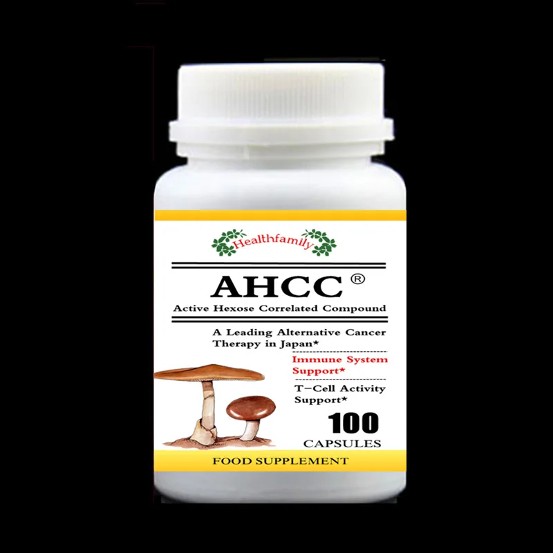 100pcs/bottle Active Hexose Correlated Compound (AHCC),Basidiomycetes,Powerful Enhance Immunity,Free shipping 100pcs bottle ahcc supplement powerful supports immune health liver function maintains natural killer cell activity