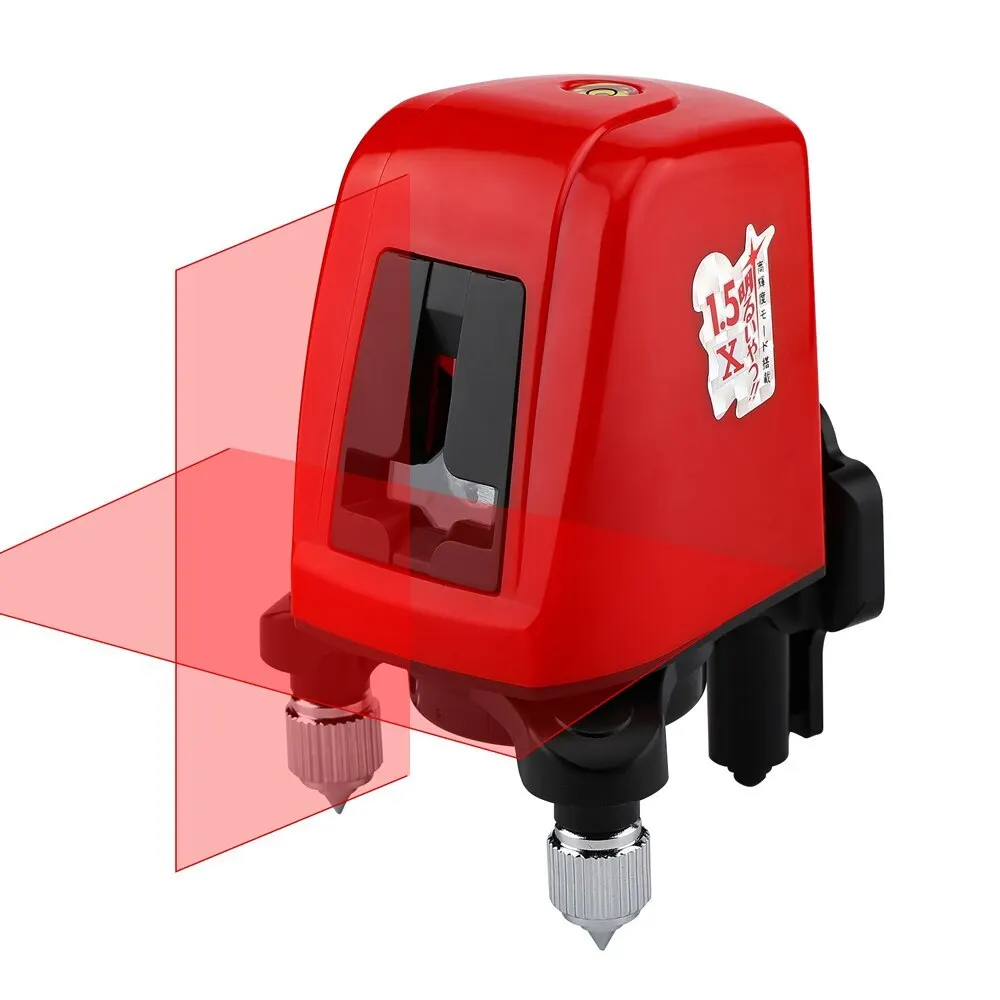 

Waterproof Self-leveling Laser Level 360 Degree Mini Laser Leveling Device 2 Red Line 1 Dot Laser Level With Automatic Alarm