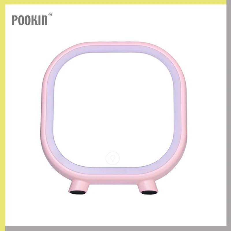 

The new creative LED Bluetooth stereo mirror gift table lamp bedroom home portable charging desk lamp