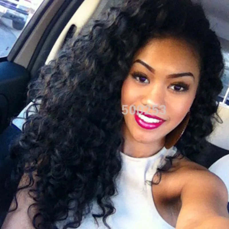 

Sunnymay 120% Density In Stock Can Shipping In 2 Days Deep Wave Virgin Malaysian Full Lace/Lace Front Human Hair Wigs