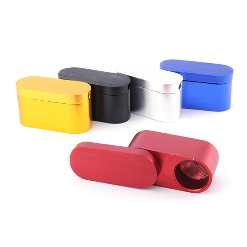 Креативные металлические складные табачные трубки маленькие курительные ...