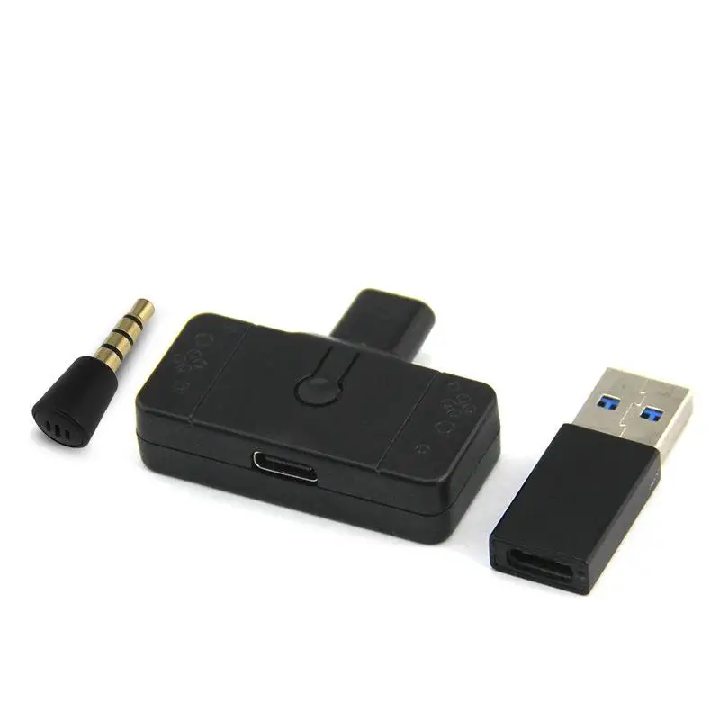 

Bluetooth Audio Adapter Transmitter Supports Voice Chat and aptX Low Latency Wireless USB C/USB Bluetooth Dongle for PS4 PC
