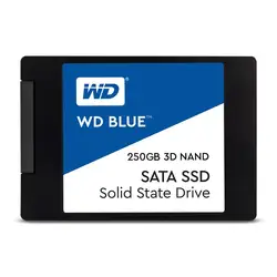 Western Digital Blue 3D, 250 GB, 2,5 ", Serial ATA III, 550 МБ/с., 6 Гбит/с