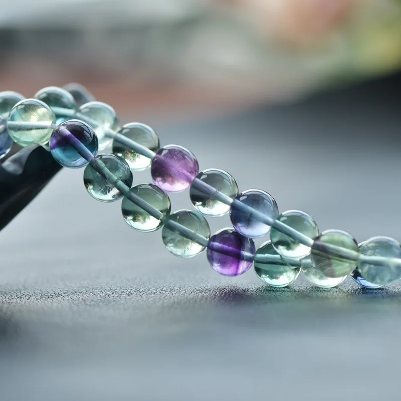 Wholesale Natural Stone Round Free Shipping Colorful Fluorite Loose Beads Pick Size For Jewelry Making|loose beads|beads free shippingbead wholesale
